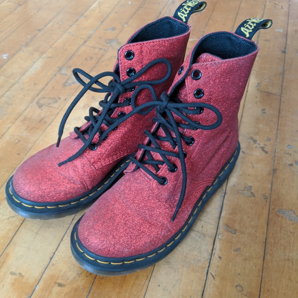 Sparkly doc martens